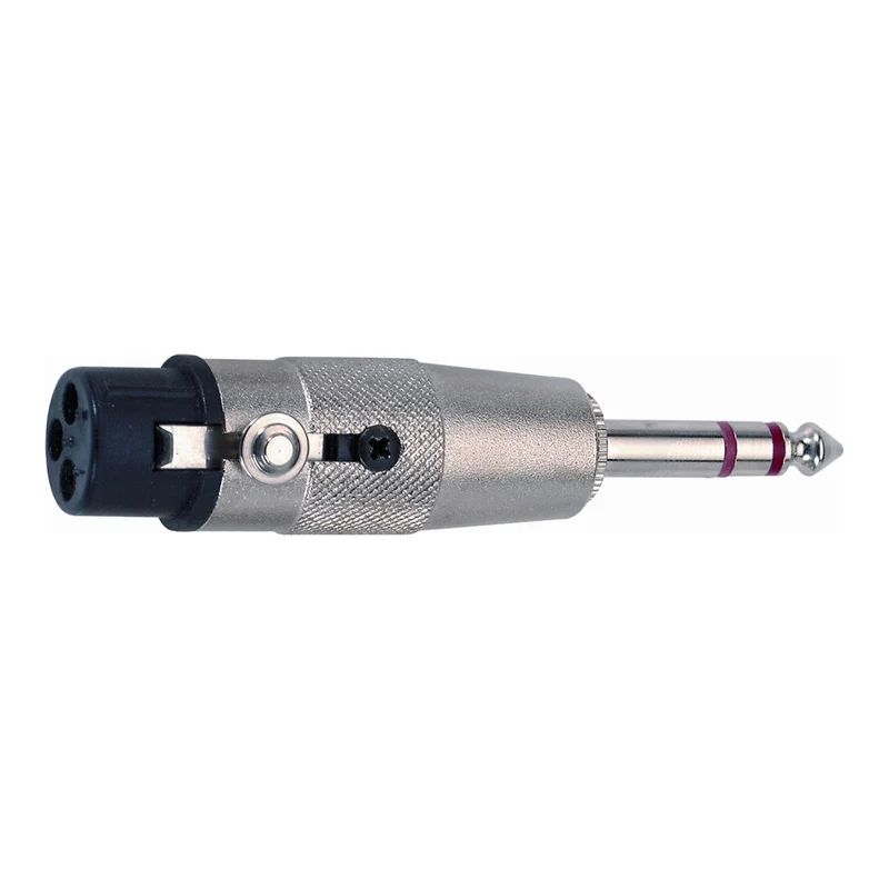 Quik Lok F/147 Adattatore audio Cannon XLR femmina 3 poli/Jack 6.3 mm stereo