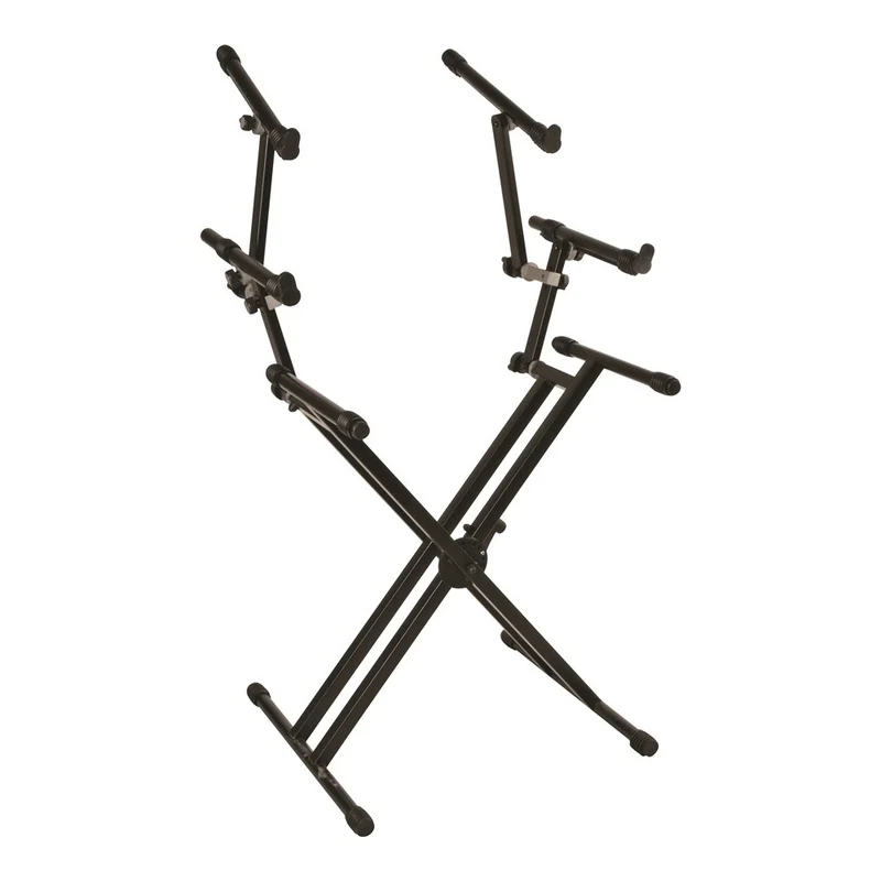 Quik Lok QL/723 supporto professionale a "X" per 3 tastiere