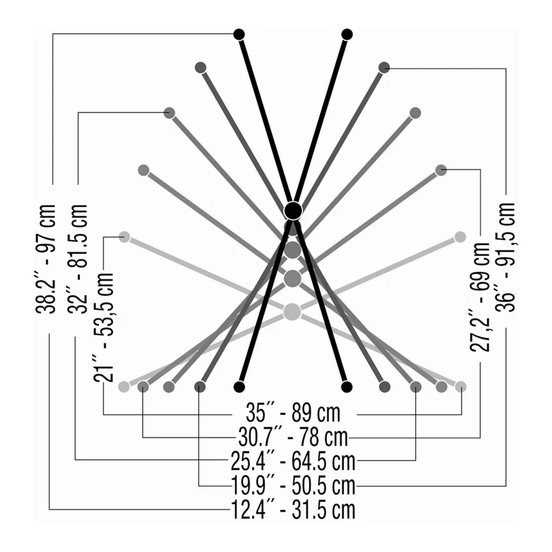 Quik Lok T/550 supporto a "X" per tastiera a doppio telaio