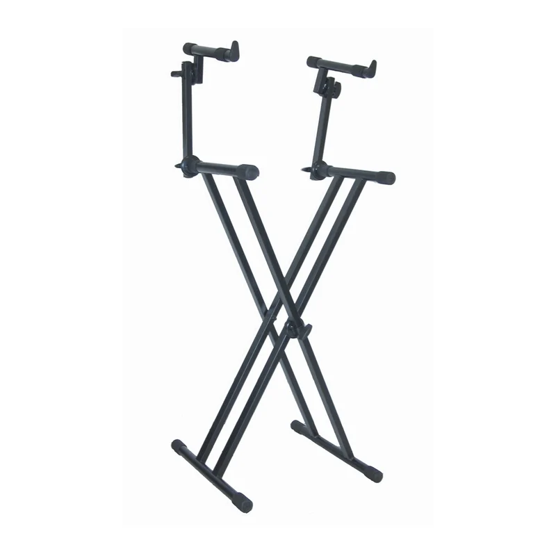 Quik Lok T/22 Supporto a "X" con telaio doppio per due tastiere