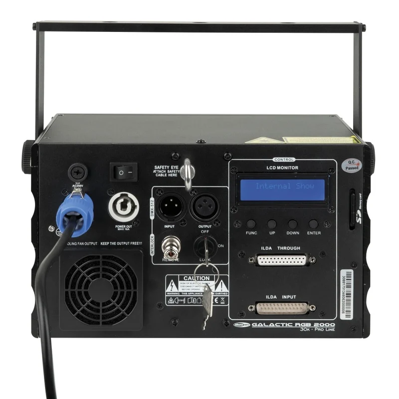 Showtec Galactic RGB-2000 Laser Full Colour 2000-mW con ILDA