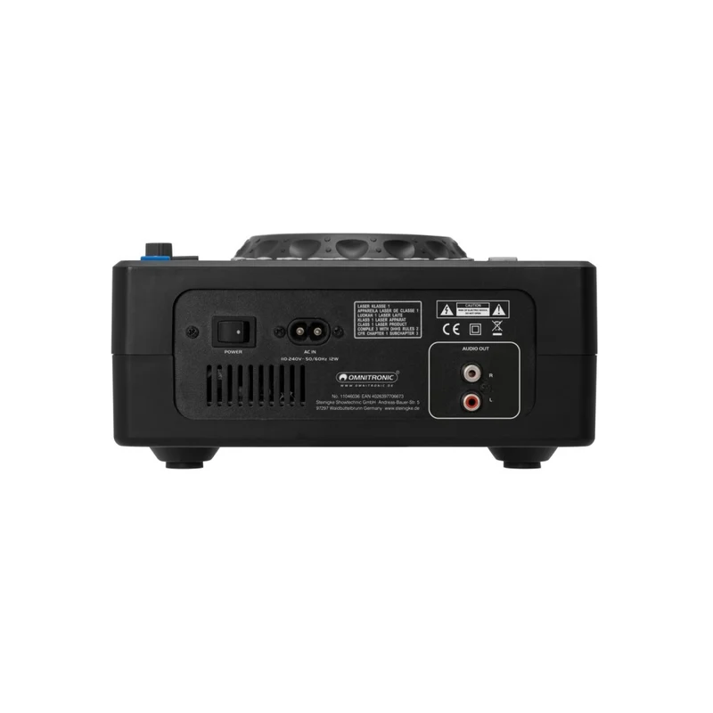 OMNITRONIC XMT-1400 MK2 Lettore CD da tavolo