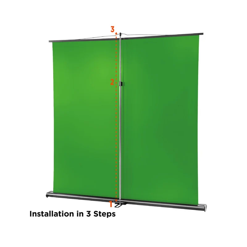Celexon Mobile Lite Chroma Key Green Screen 150 x 200 cm