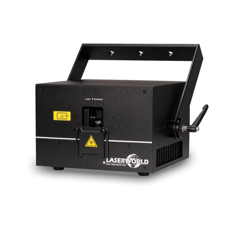 Laserworld 3000 mW full color semi-professional laser with built in multi-control mainboard, DMX control, full feature laser sho