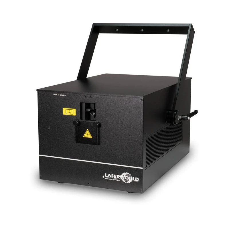 Laserworld 24,000 mW powerful semi-professional pure diode laser, ShowNET multi-control mainboard, DMX control, ILDA port