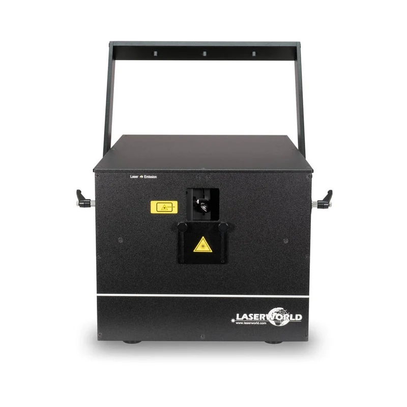 Laserworld 24,000 mW powerful semi-professional pure diode laser, ShowNET multi-control mainboard, DMX control, ILDA port