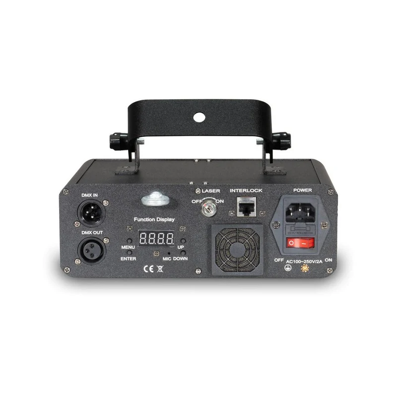 Laserworld 400 mW multi-color and bright white laser, easy Plug & Play setup, DMX control, beam, wave and tunnel effects