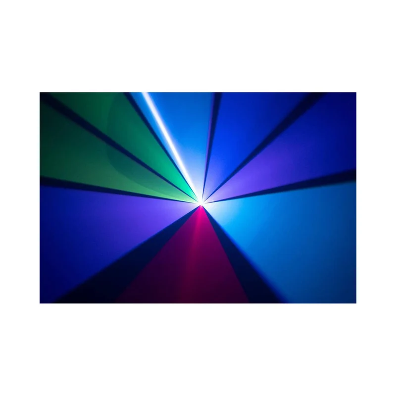 Laserworld 400 mW multi-color and bright white laser, easy Plug & Play setup, DMX control, beam, wave and tunnel effects