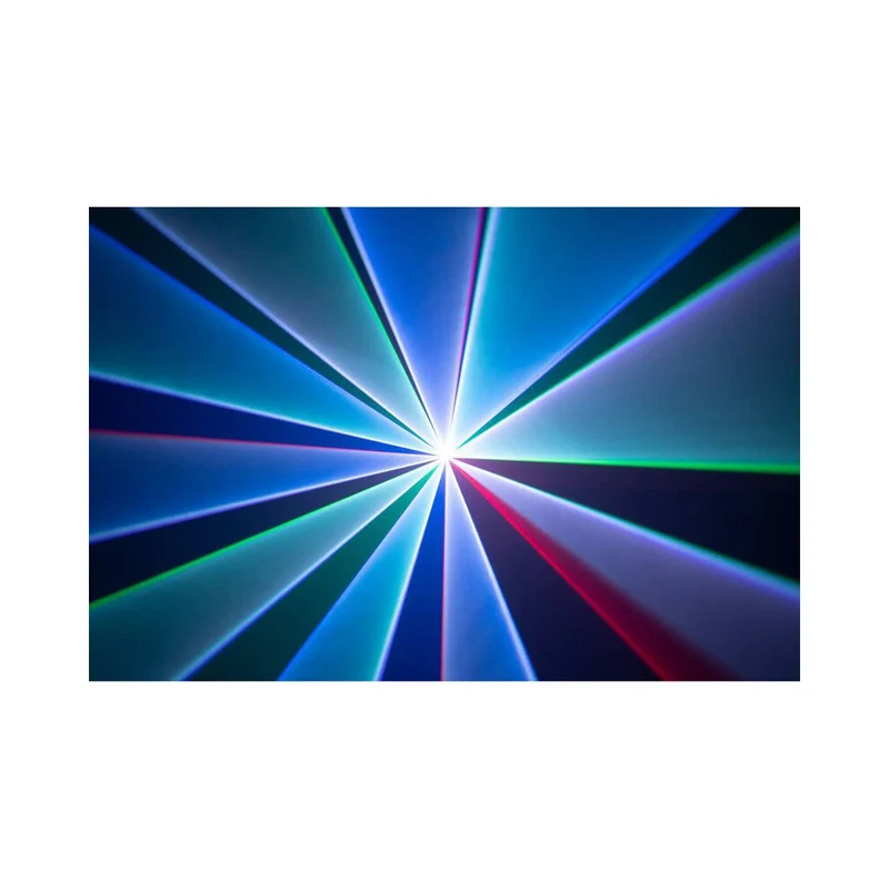 Laserworld 400 mW multi-color and bright white laser, easy Plug & Play setup, DMX control, beam, wave and tunnel effects