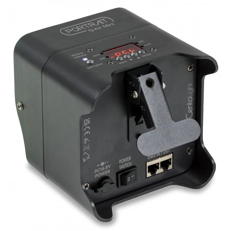 CENTOLIGHT PORTRAIT Q-Air MINI PAR A BATTERIA 4 X12W RGBWAUV B-Stock