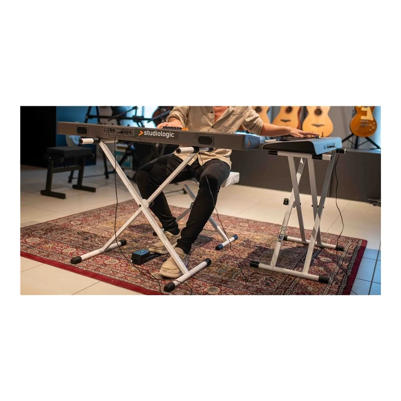 Quik Lok T20-WH-BB Supporto Tastiera a "X"
