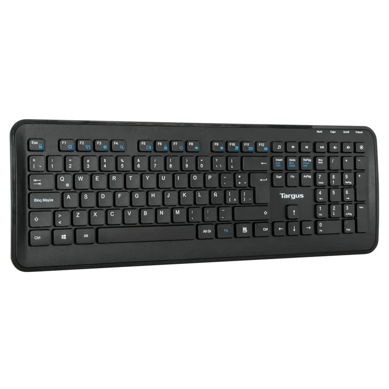 Targus® KM610 Wireless Keyboard and Mouse Combo - Noir (Espagnol)