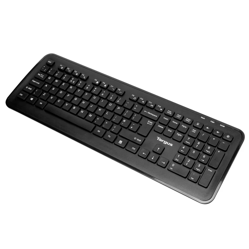 Combo clavier et souris sans fil de taille normale - Noir (UK)