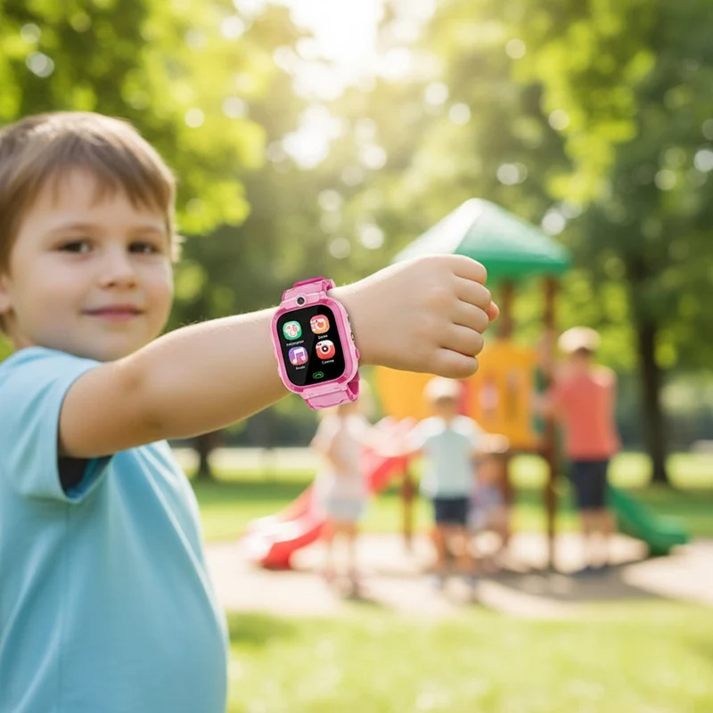 Kinder Smartwatch GPS Uhr Spiele Schrittzähler Lernspielzeug