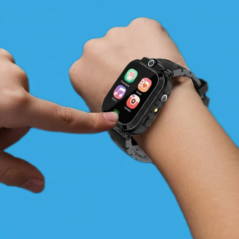 Kinder Smartwatch GPS Uhr Spiele Schrittzähler Lernspielzeug