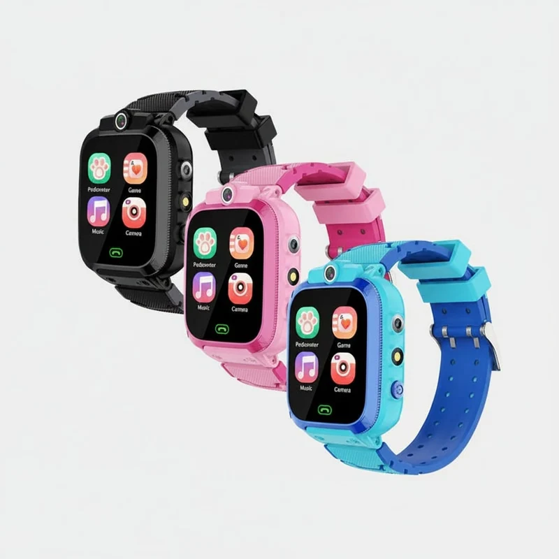 Kinder Smartwatch GPS Uhr Spiele Schrittzähler Lernspielzeug