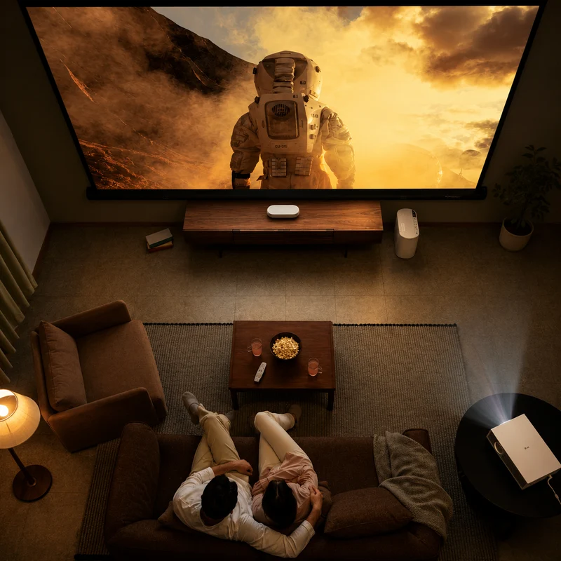 Projektor Mini Beamer Tragbarer Heimkino Projektor 1080p