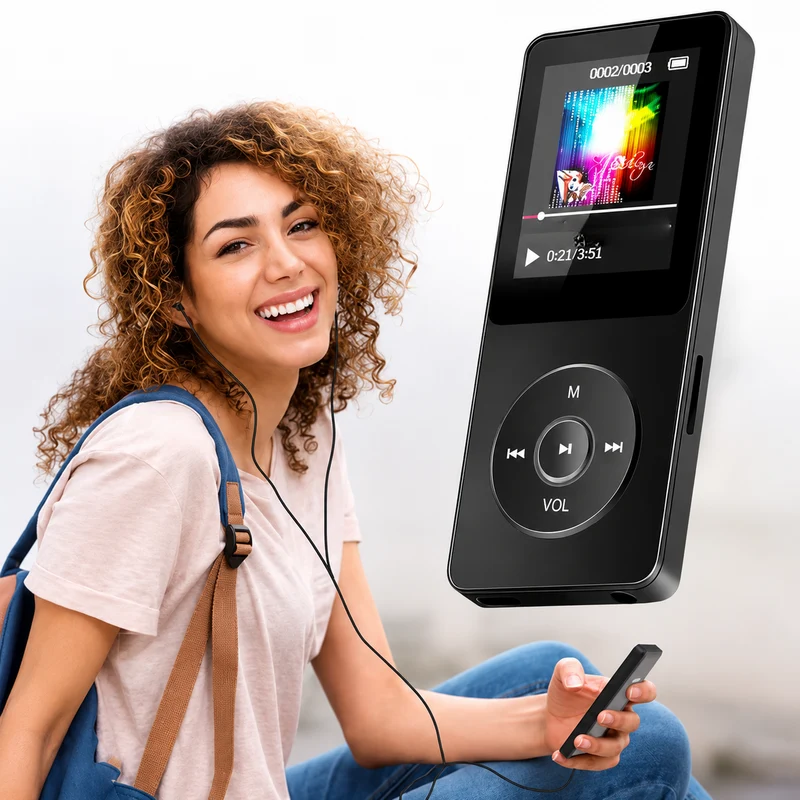 Bluetooth MP3-Player Tragbarer Musikplayer