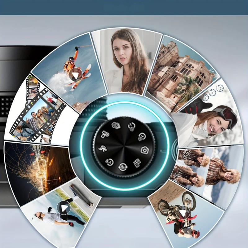 Digitalkamera 4K Kompakt WLAN Videoaufnahmen