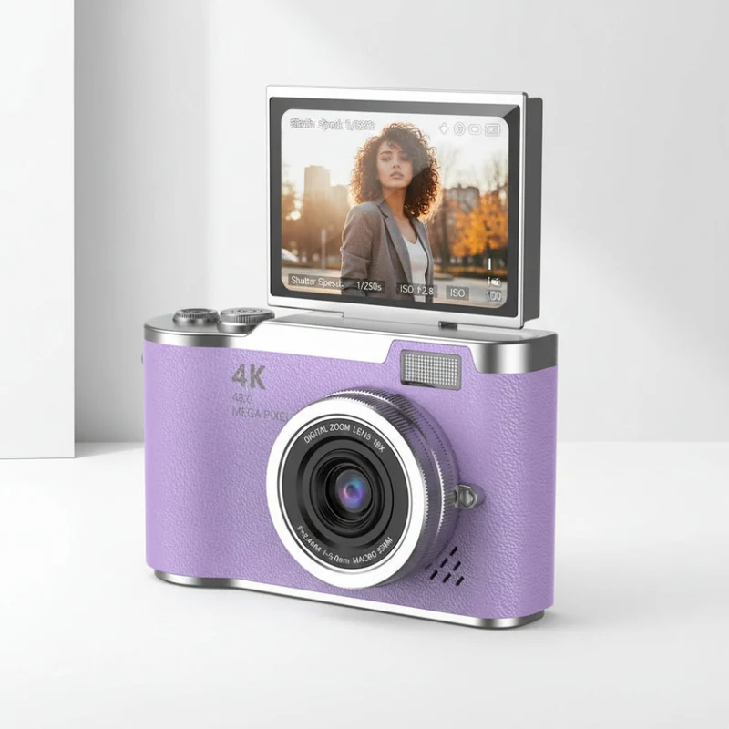 4K Digitalkamera 8x Zoom 2 4 Zoll Klappbildschirm