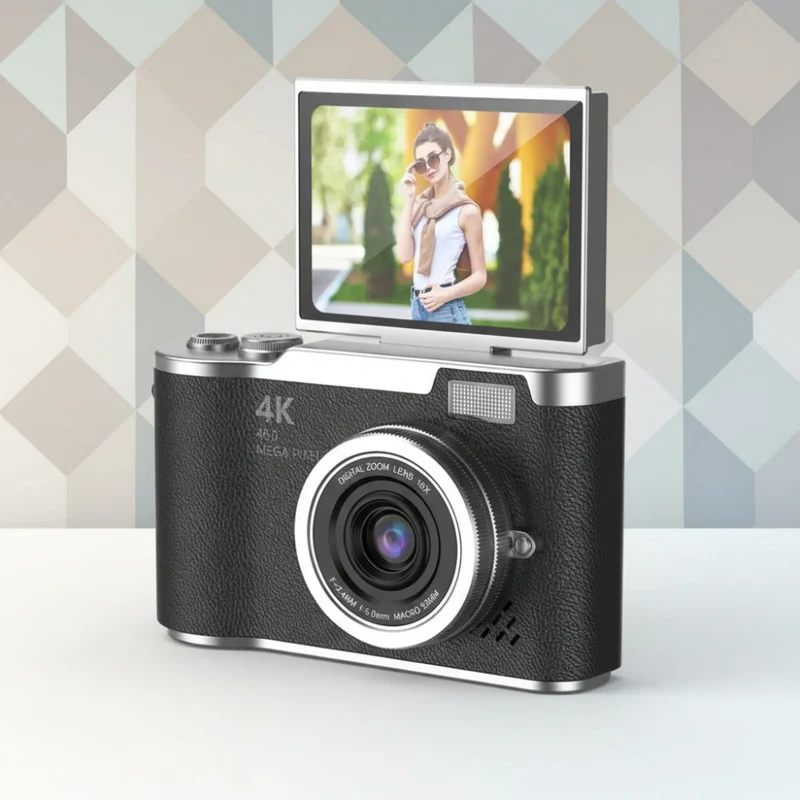 4K Digitalkamera 8x Zoom 2 4 Zoll Klappbildschirm