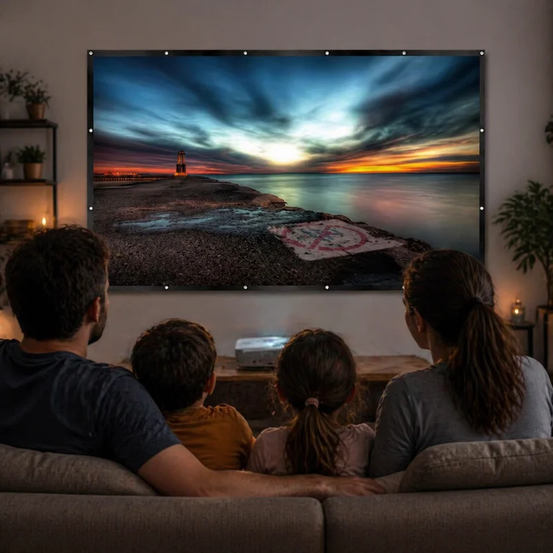 Projektionsleinwand Wetterfeste Leinwand Außenbereich