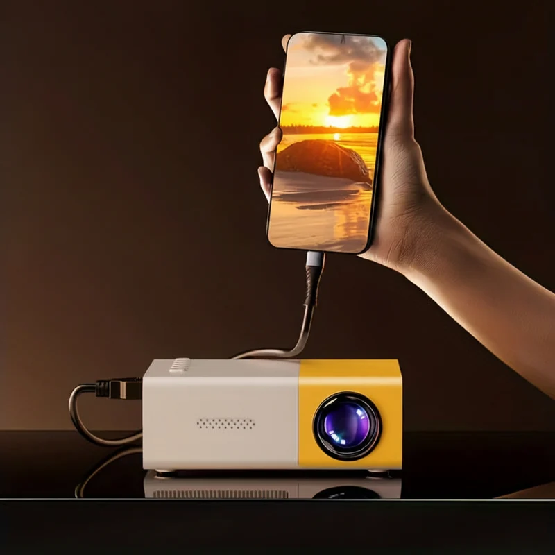 Mini Projektor Weltmeisterschaft Tragbarer Beamer Heimkino