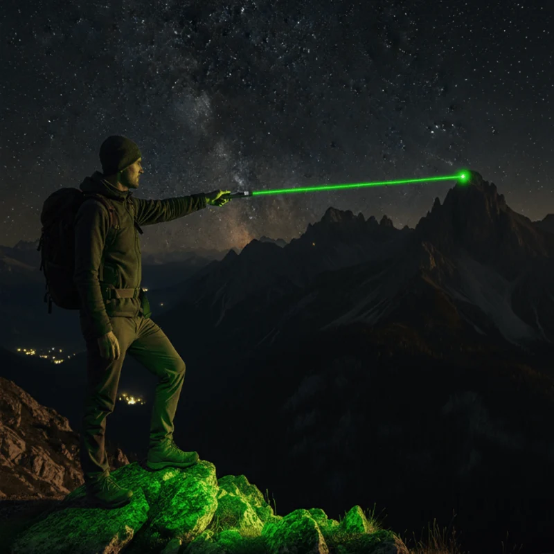 Wandern Laserpointer Licht Taschenlampe Kompakt Outdoor