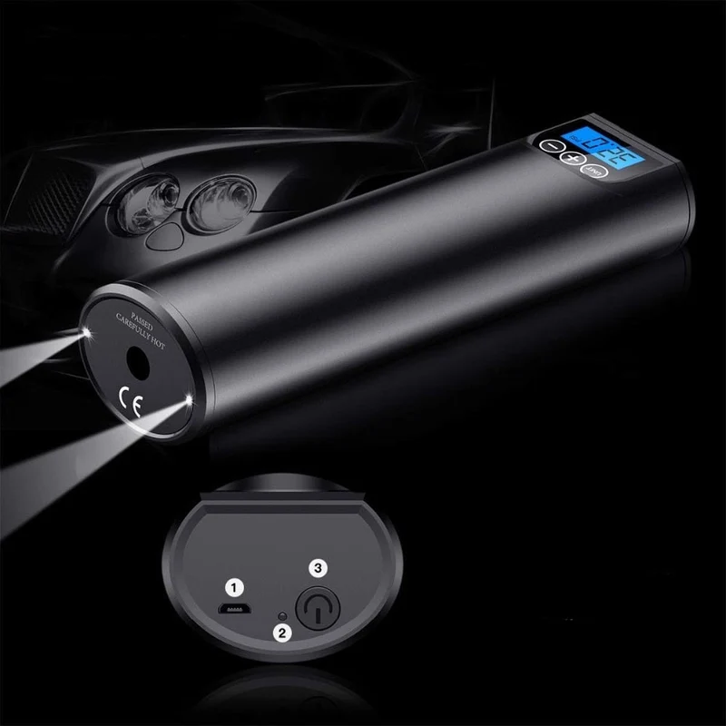 Pumpe Tragbar Elektrisch Luftpumpe Auto Fahrrad Camping