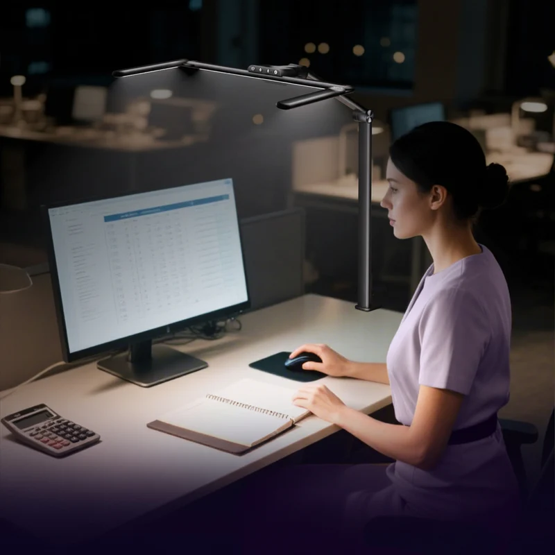 Monitor Lichtleiste Faltbar Dual Bildschirm Schreibtisch Lampe