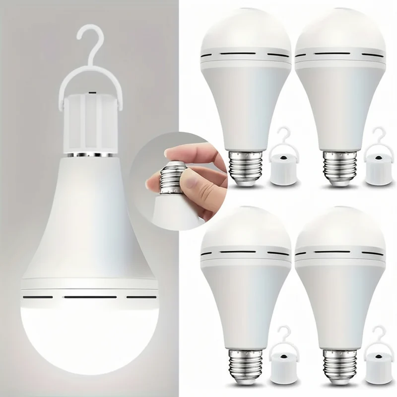 Wiederaufladbare LED Birne Notfall LED Kabellos Bei Stromausfall