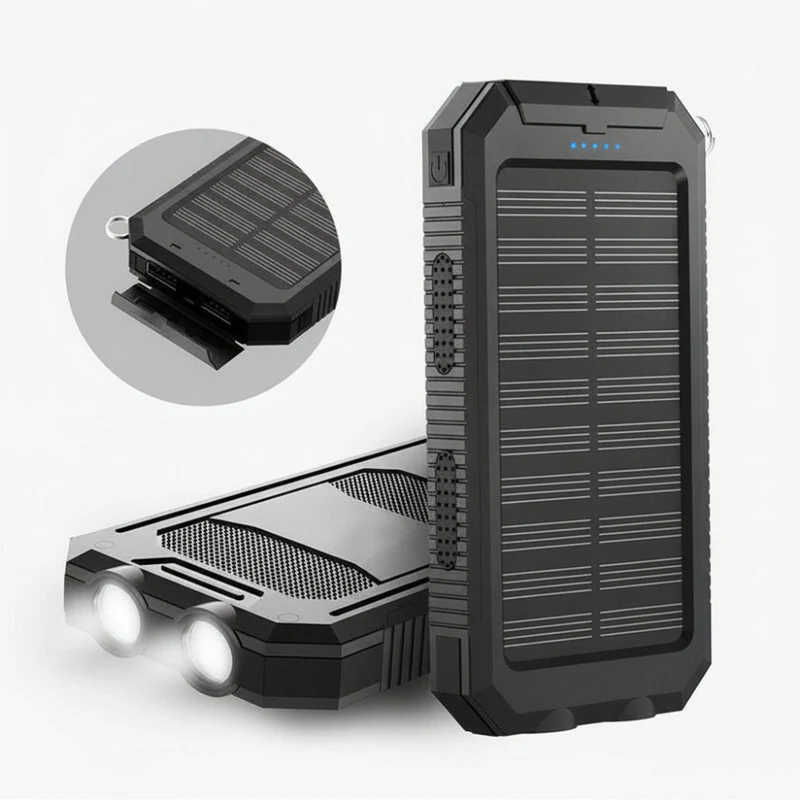 Powerbank Solaraufladung Kompakte Umweltfreundliche Energiequelle