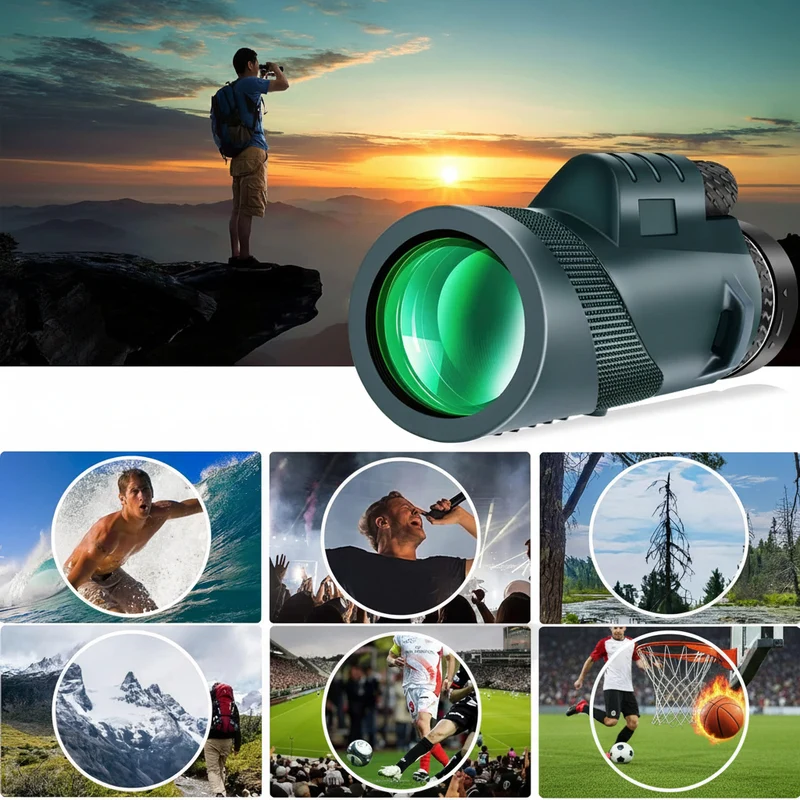 Portable Fernglas Stativ Kompakte Sicht Reisen Outdoor