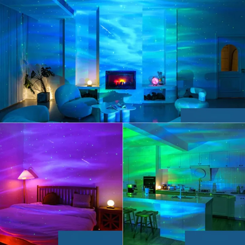 LED Projektor Sternenhimmel Licht Aurora Raumbeleuchtung