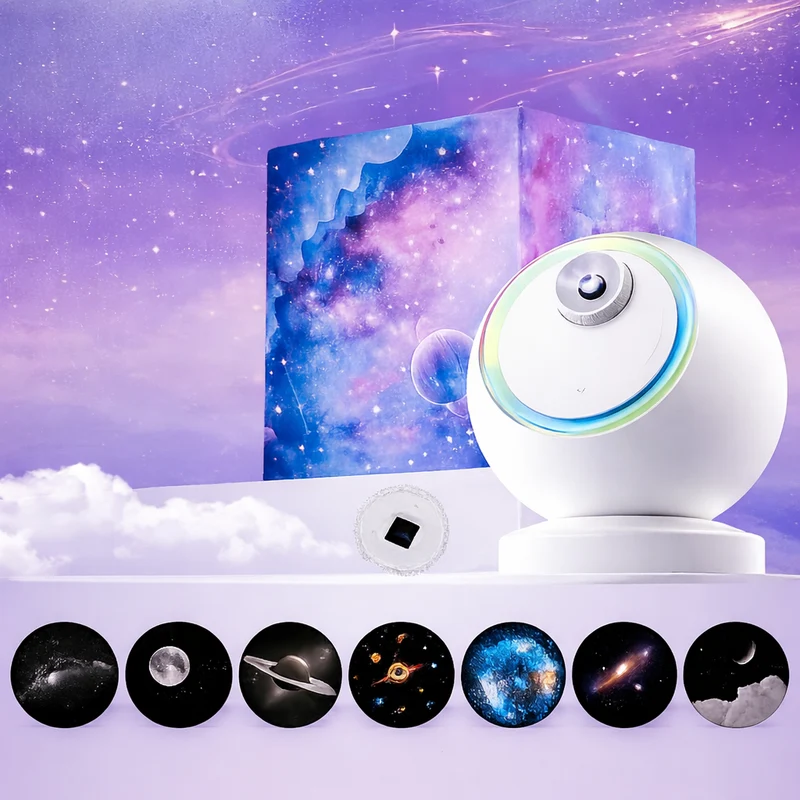 HD Sternenhimmel Projektor Bluetooth Lautsprecher Nachtlicht Kinder