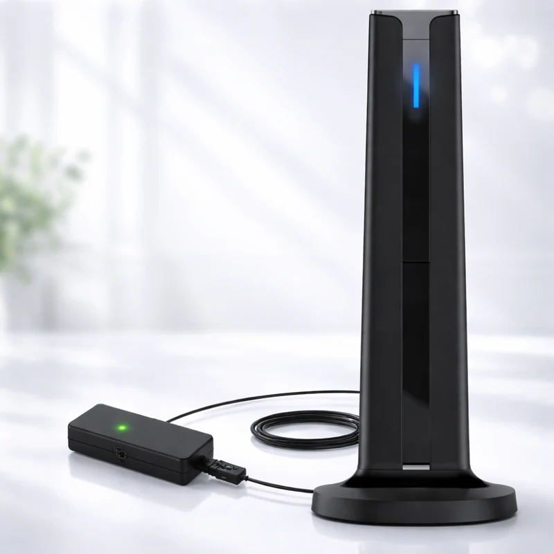 TV Antenne Innen Digitalfernsehen Kabellos 360° Empfang