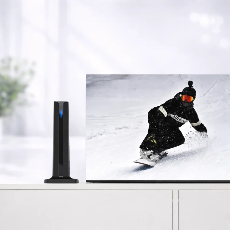 TV Antenne Innen Digitalfernsehen Kabellos 360° Empfang