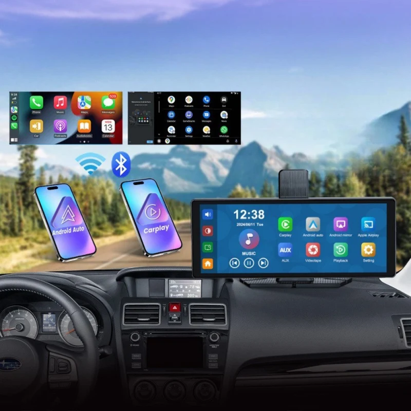 Auto Display Touchscreen Multimedia mit Kabellosem CarPlay Android Auto