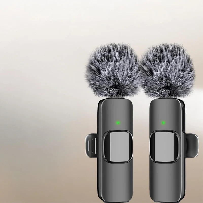 Mikrofon Kabellos Lavalier Clip Smartphone Aufnahme