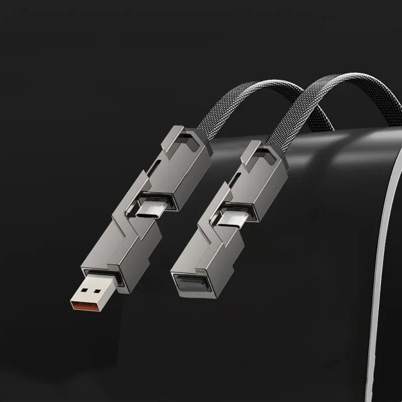 Ladekabel Multi USB Typ C Lightning Schnellladen Datenkabel