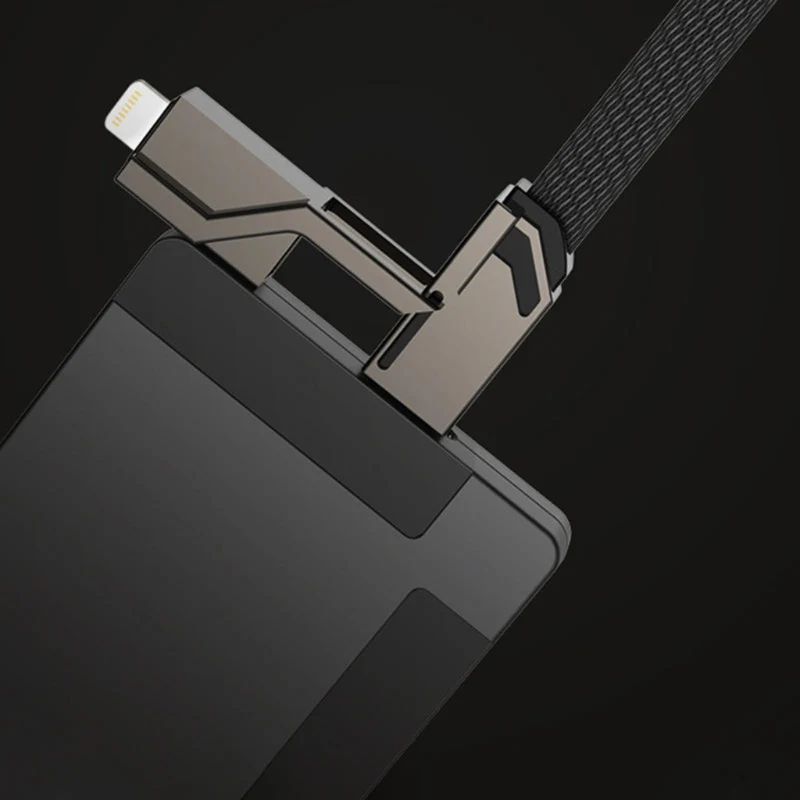 Ladekabel Multi USB Typ C Lightning Schnellladen Datenkabel