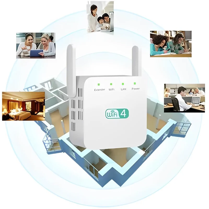 WLAN Repeater Signalverstärker Stabiles Langstrecken Netzwerkgerät