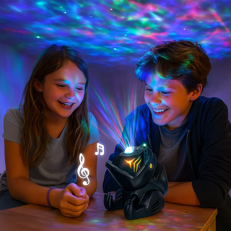 Nachtlicht Projektor Einhorn Kinder Musik Sternenhimmel Geschenk