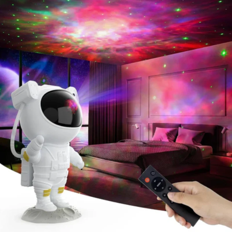 Sternenhimmel Projektor Astronaut LED Nachtlicht Fernbedienung