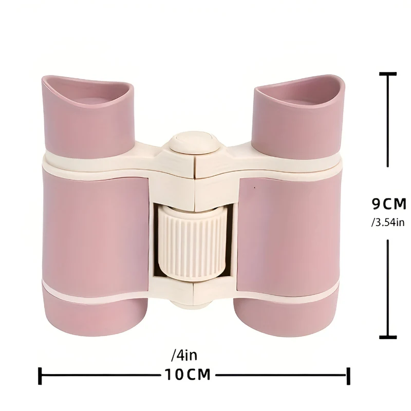 Fernglas Kinder Lernspielzeug Outdoor 4x30 PU Leder Abenteuer
