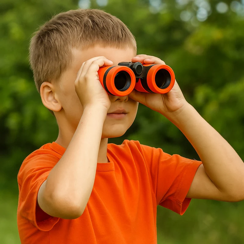 Kinder Spielzeug Fernglas 4x30mm für Outdoor Abenteuer und Natur