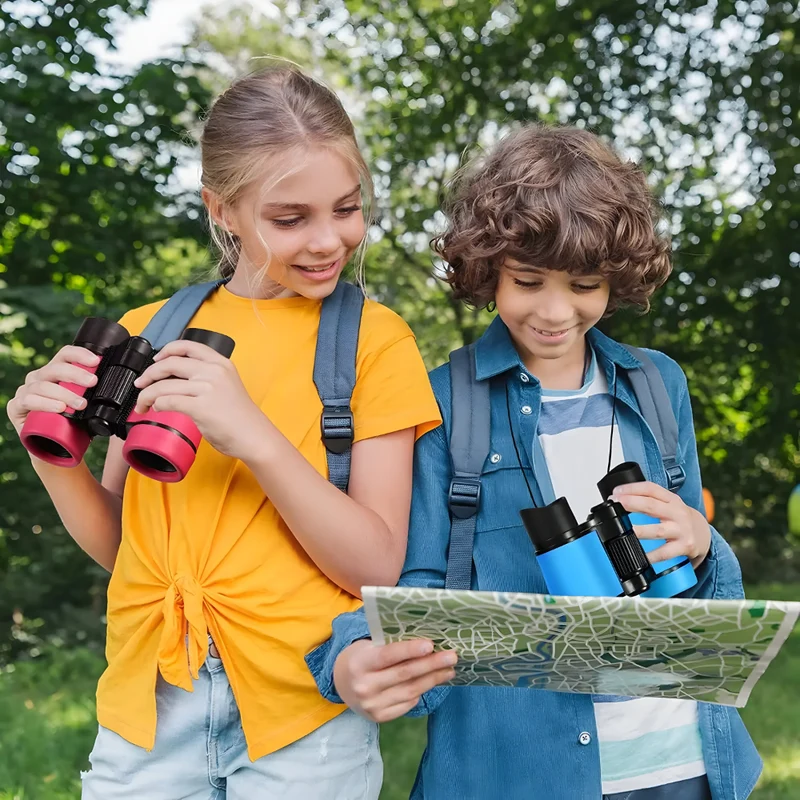 Kinder Spielzeug Fernglas 4x30mm für Outdoor Abenteuer und Natur