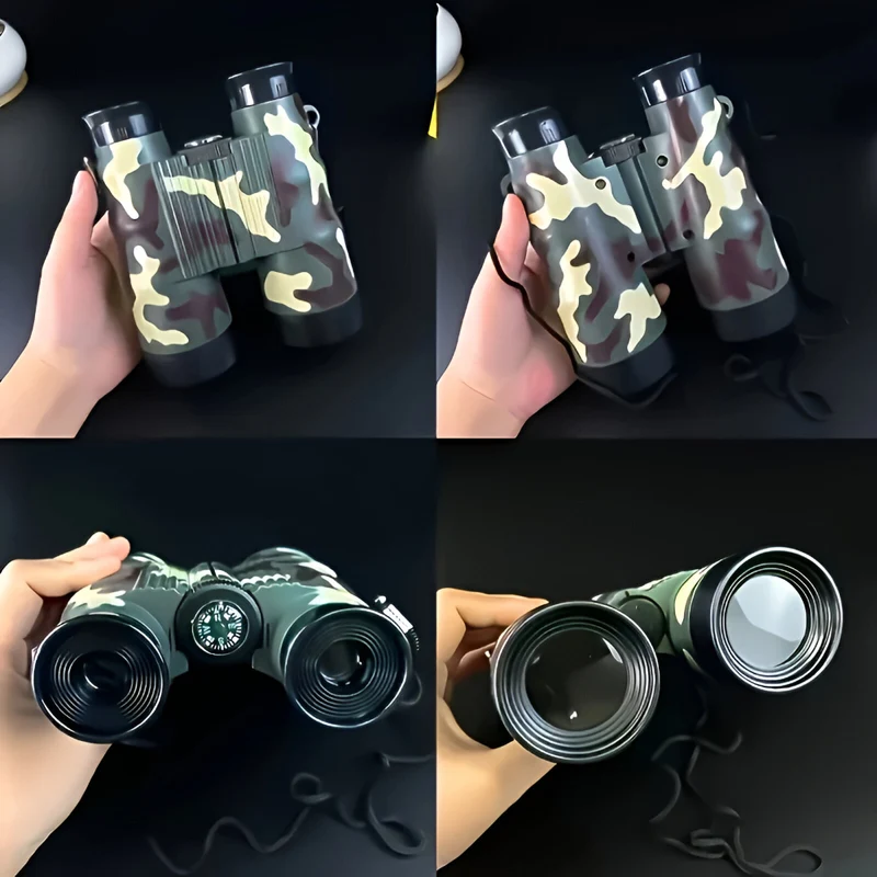Kinder Spielzeug Fernglas Camouflage 6X Vergrößerung Outdoor Robust