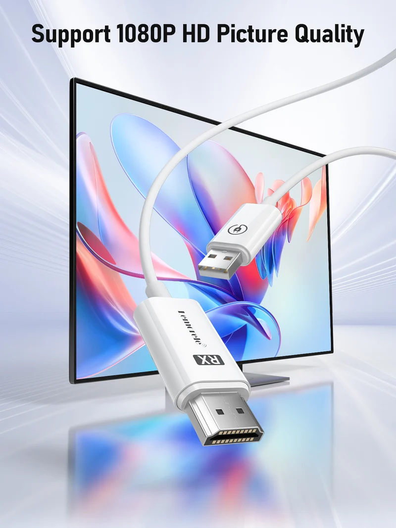 Lemorele P100 Wireless HDMI Transmitter Kit for HDMI Devices