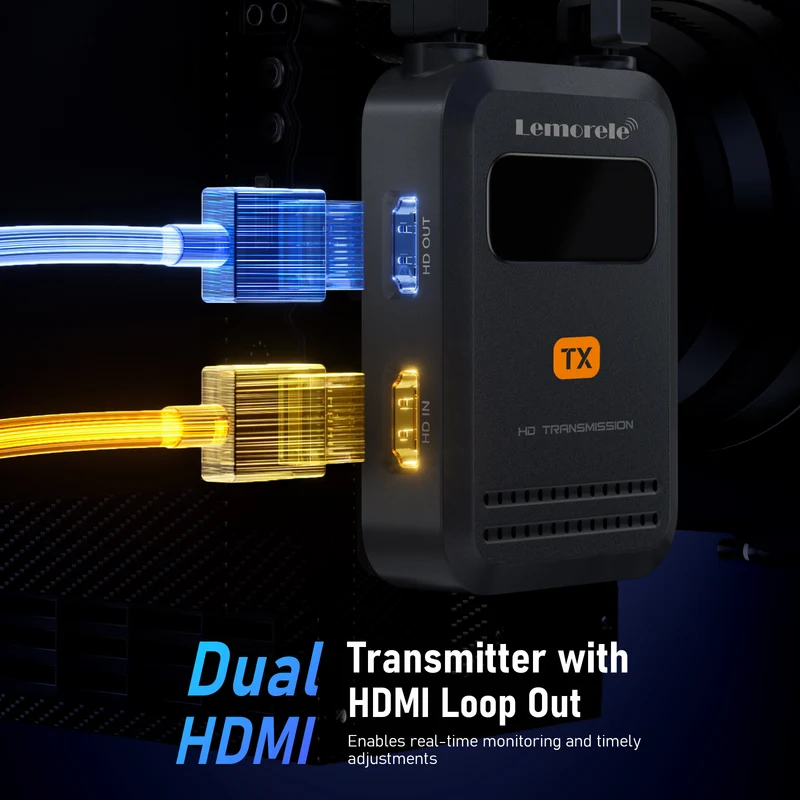 Lemorele R5000 200m Wireless HDMI Transmitter 1TX to 4RX Kit